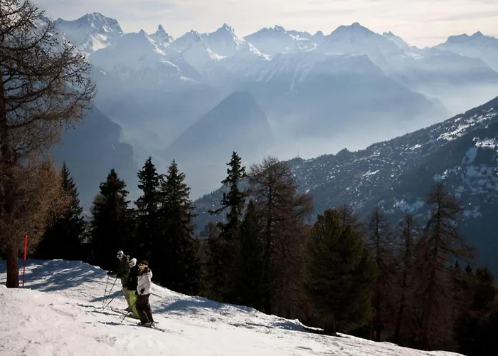 بيت للعطل In Valais Near Cable Car *